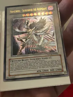Yugioh Blackwing - Silverwind The Ascendant Ultimate Rare SOVR unlimited Edition - Image 5