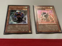 Yugioh Ultimate Insect Lv 3 And Lv 5 Ultimate Rare 1st Editions! - Image 2