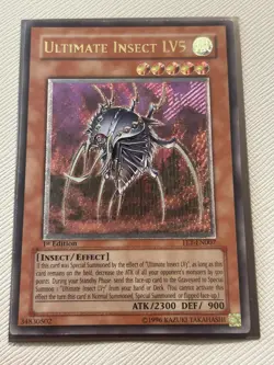 Yugioh Ultimate Insect Lv 3 And Lv 5 Ultimate Rare 1st Editions! - Image 3