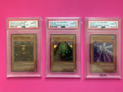 PSA 10 Yugioh MRD 1st edition Kazejin - Suijin - Sanga Lot - Image 1