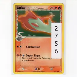 Pokemon TCG Latias 21/110 EX Holon Phantoms Regular Rare Card EN-MP 2006 - Image 3