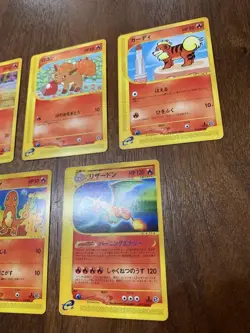 Set 13 Charizard Fire Type Set Pokemon e-Card TCG Vintage Nintendo Bandai Japan - Image 4