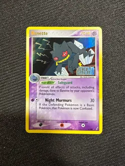 Banette 1/100 EX Crystal Guardians Pokemon Card Reverse Holo - Image 1