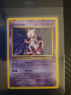 Pokemon TCG XY: Evolutions Mewtwo 51/108 Card 2016 LP - Image 1