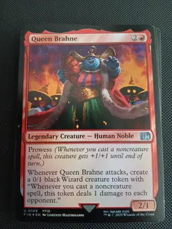 Queen Brahne - FOIL - U #149 MTG Final Fantasy FIN EN FF9 FFIX - FREE SHIP - Image 1