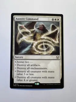 Austere Command - MTG March of the Machine: Commander - NM - Image 1