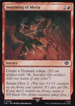 MTG Lord of the Rings - Swarming of Moria - LTR 150 - Regular - Image 2