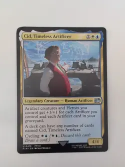 MTG Final Fantasy Cid, Timeless Artificer 0413 Reg Magic The Gathering Fresh NM - Image 1