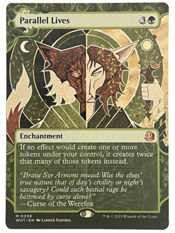 MTG Parallel Lives Borderless Wilds of Eldraine Enchanting Tales NM - Image 1