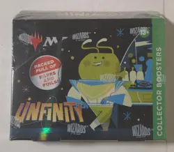 MTG Unfinity Collector Booster Box Sealed English Magic The Gathering 195166170749 - Image 1
