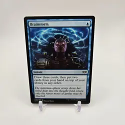 Brainstorm - MTG Double Masters (2020) - NM - Regular Common #44/332 - Image 1
