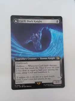 Cecil, Dark Knight Extended Art Final Fantasy MTG NM - Image 1