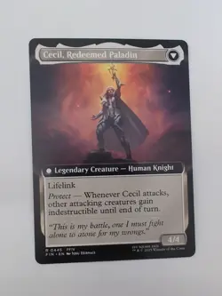 Cecil, Dark Knight Extended Art Final Fantasy MTG NM - Image 2