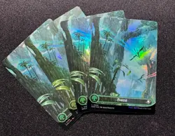 🌈 Forest - Full Art FOIL x4 - MTG Edge Of Eternities EOE - NM - Image 1