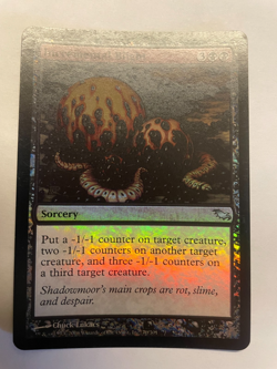 Incremental Blight FOIL Shadowmoor PLD Black Uncommon MAGIC MTG CARD mint Look!! - Image 1