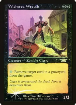 MTG x1 FOIL WITHERED WRETCH 1x NM-MINT Legions LGN #86 (Free Shipping) EDH Magic - Image 1