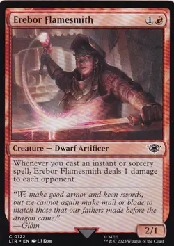 MTG Lord of the Rings - Erebor Flamesmith - LTR 122 - Regular - Image 2
