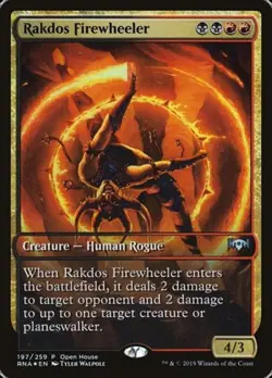Rakdos Firewheeler -Foil Near Mint MTG Promos: Open House - Image 1
