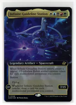 MtG EoE Infinite Guideline Station #348 Extended Art FOIL - Image 1