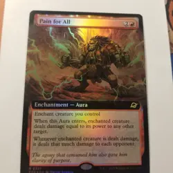 Pain for All (Extended Art) Edge of Eternities Foil Magic The Gathering Mtg - Image 1