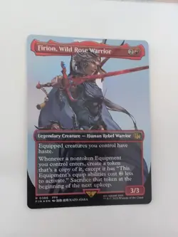 Firion, Wild Rose Warrior Foil Showcase Final Fantasy MTG NM - Image 1