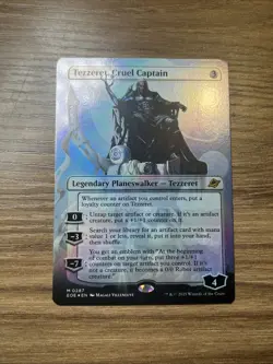 Tezzeret, Cruel Captain - BORDERLESS FOIL - Edge Of Eternities - MTG - 0287 - Image 1