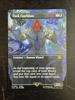 MTG Final Fantasy English Dark Confidant Borderless 0334 Non-Foil - Image 1