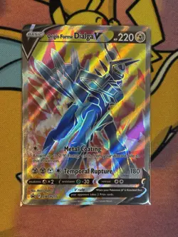 Origin Forme Dialga V SWSH255 Black Star Promo Pokemon Card Mint - Image 1