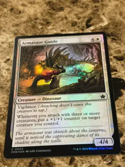 ARMASAUR GUIDE Magic the Gathering MTG Foundations Foil - Image 1