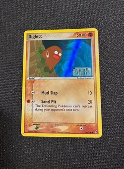 2006 Pokemon EX Crystal Guardians Diglett Reverse Holo #50/100 - Image 1