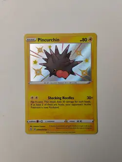 Pincurchin - SV043/SV122 SWSH Shining Fates Shiny Holo Rare - NM - POKEMON TCG - Image 1