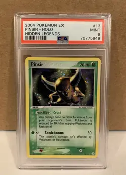 Pokemon TCG Pinsir Holo 2004 EX Hidden Legends 13/101 PSA 9 - Image 3