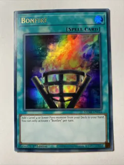 Yugioh! Bonfire - MZMI-EN016 - Ultra Rare - 1st Edition Near Mint, English - Image 1