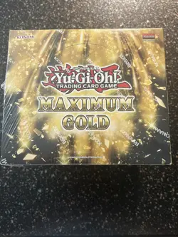 Yugioh Sealed Display Maximum Gold 1st Edition! - Image 1