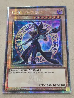 Dark Magician (V.7 - Quarter Century Secret Rare)●YUGIOH●RA04●ENGLISH●NM●E130 - Image 1