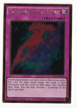 Exchange of the Spirit - PGL2-EN066 - Gold Rare - 1st Edition LP YuGiOh! - Image 1