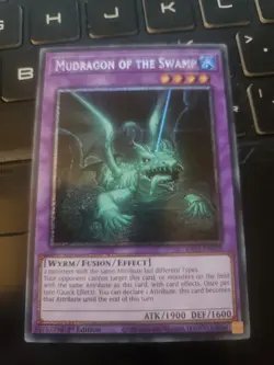 Yugioh Mudragon of the Swamp 1st NM Platinum Secret Rare RA01-EN028 - Image 2