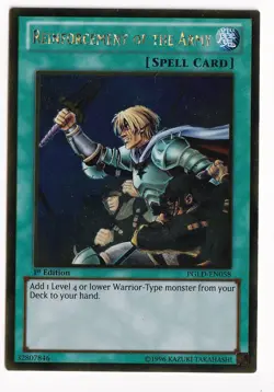 Reinforcement of the Army PGLD-EN058 Gold Rare 1st Edition Near Mint Yugioh - Image 1