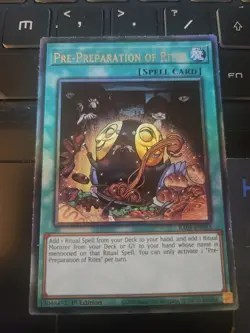 RA01-EN055 Pre-Preparation Of Rites New Ultimate Rare 1st Edition NM Yugioh Card - Image 2