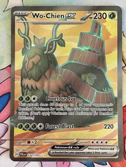 Wo-Chien EX 232/193 Paldea Evolved Ultra Rare Pokemon Card - Near Mint - Image 1