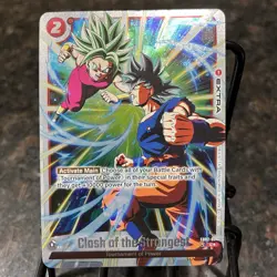 Clash of the Strongest Alternate Art WINNER Foil Dragon Ball Super Card Game NM - Image 1