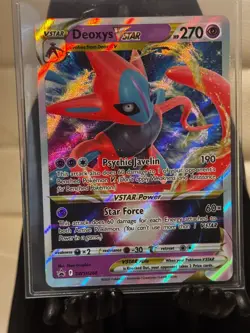 Deoxys VSTAR SWSH268 Pokemon Sword & Shield PROMO Trading Card TCG 2022 - Image 1
