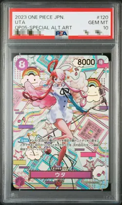 PSA 10 Uta SEC OP02-120 SP Awakening of the New Era ONE PIECE Card Game Japanese - Image 1