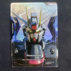 Resource Freedom Gundam Foil - R-008 C+ NM - Gundam TCG Card Game - Image 1