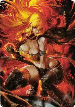 RWBY Yang Xiao CFORCARD ANGELS HOLOGRAPHIC Goddess Story Anime Collectible Card - Image 1