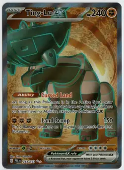 Ting-Lu EX 243/193 Paldea Evolved Full Art Pokemon Card Ultra Rare TCG NM - Image 1