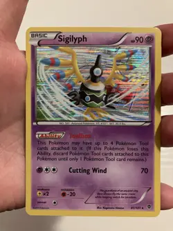Sigilyph - 41/101 - Pokemon Plasma Blast Black & White Holo Rare Card LP - Image 3