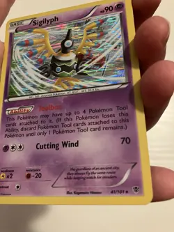 Sigilyph - 41/101 - Pokemon Plasma Blast Black & White Holo Rare Card LP - Image 5