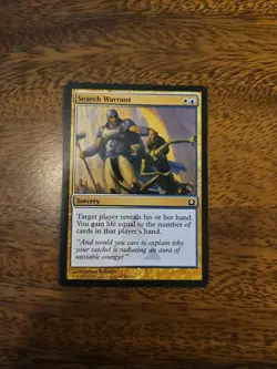Search Warrant - Return to Ravnica - Magic the Gathering MTG Nice! - Image 1