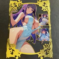 Goddess Story Gold METAL Card Maiden Party Serial Number #021/100! Anime Girl - Image 1